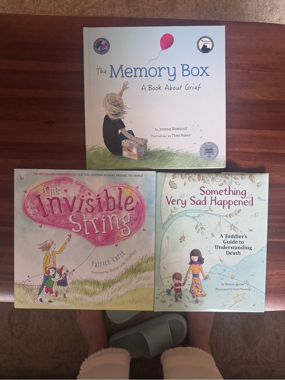 Set of 3 grief books for young children